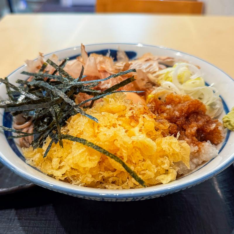 ぶっかけそば(そば天丼・トキ松)