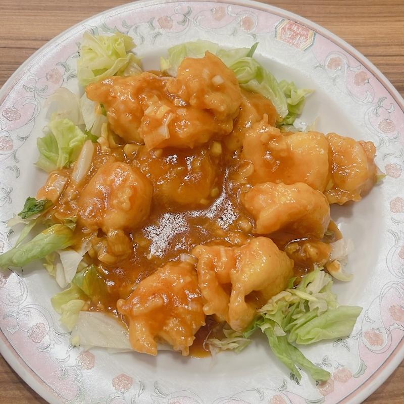 海老のチリソース(餃子の王将 篠店)