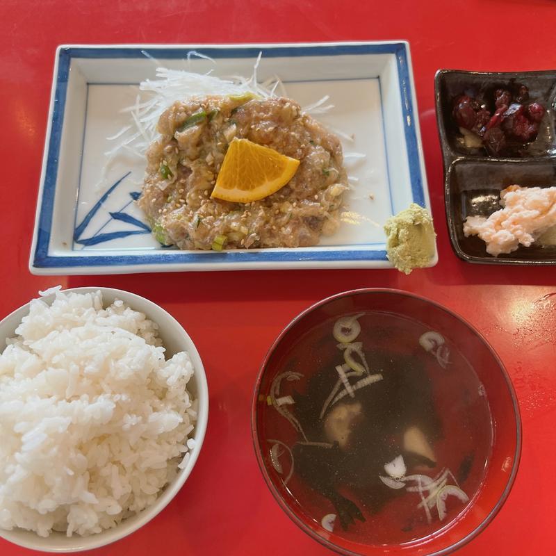 なめろう定食(館山食堂 )