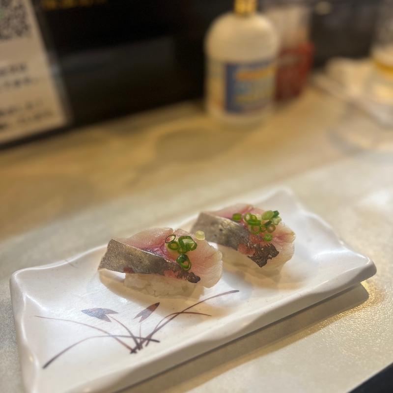 アジ にぎり(寿し圭)