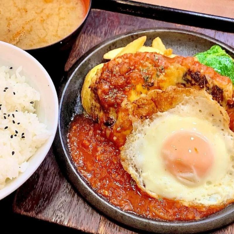 自家製チーズハンバーグ定食(ランチハウス ミトヤ )