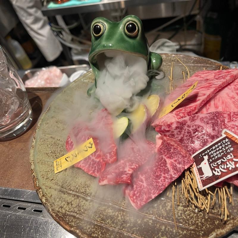 焼肉4種盛り(焼肉 市場小路 木屋町店)