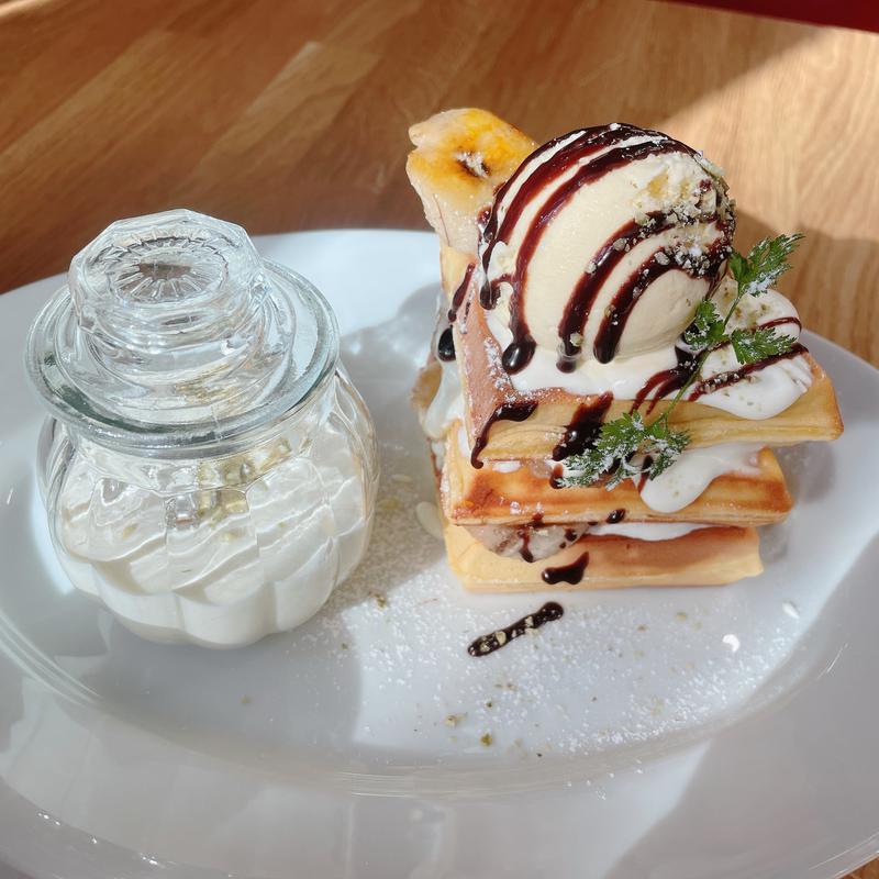 バナナワッフル(HAROLD CAFE)