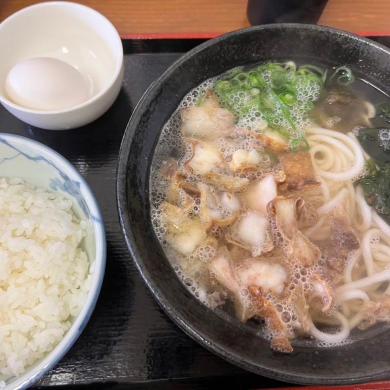 かすうどん かす大盛り(だし道楽 )