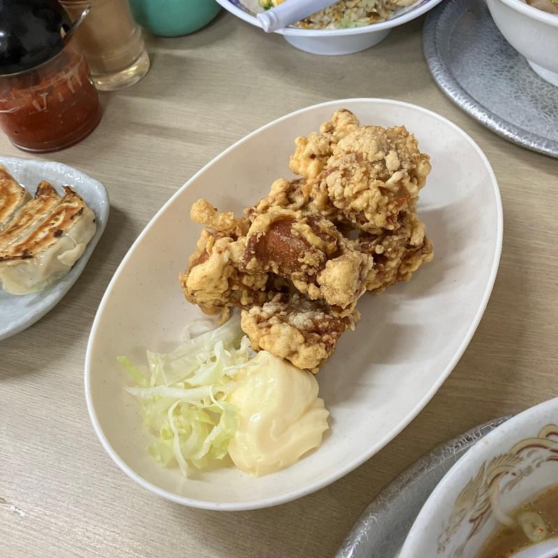 鶏のカラアゲ(まるやすらーめん )