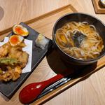 かしわ天うどん(鶏鬨 月島店)