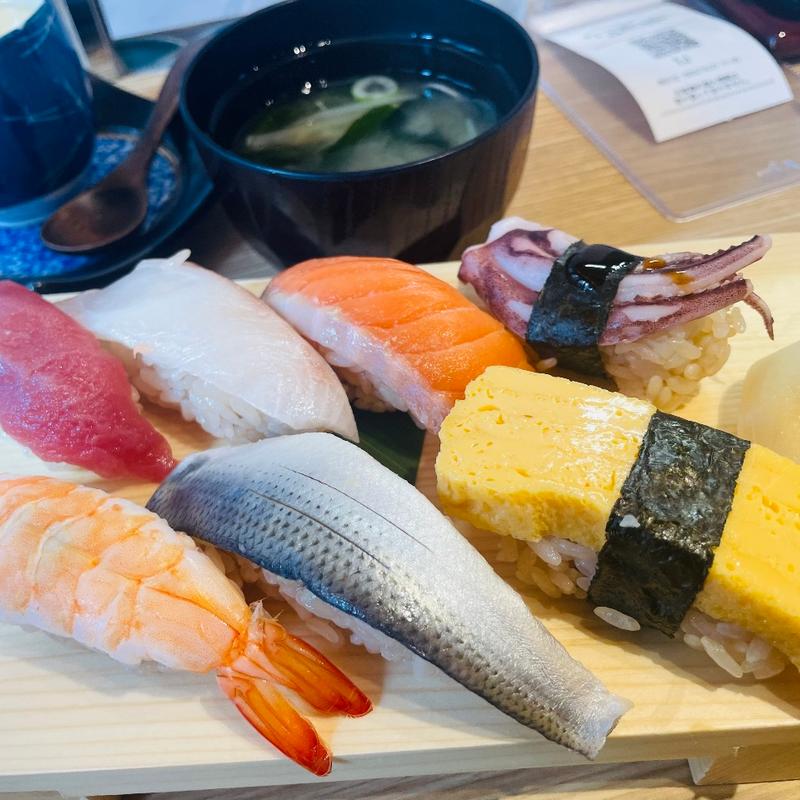 寿司ランチ(スシとテンぷら もがな 御徒町店)