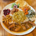 2種カレープレート(シナモンガーデン 関内店)