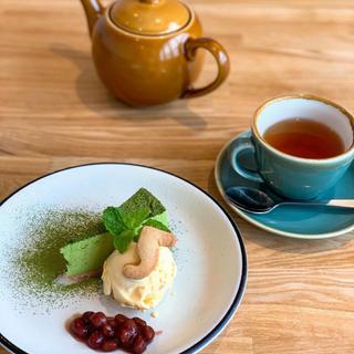抹茶のティラミスcheeseケーキ(5 waters cafe)