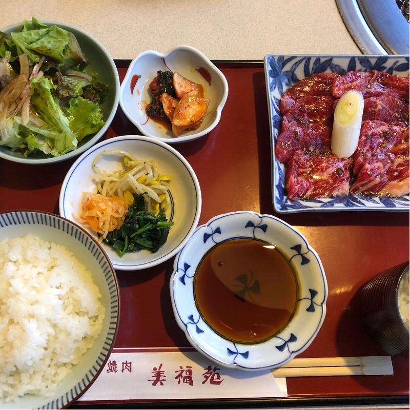 焼肉ランチセット(焼肉 美福苑)