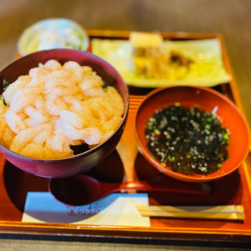 甘エビ丼(越前 蟹の坊)