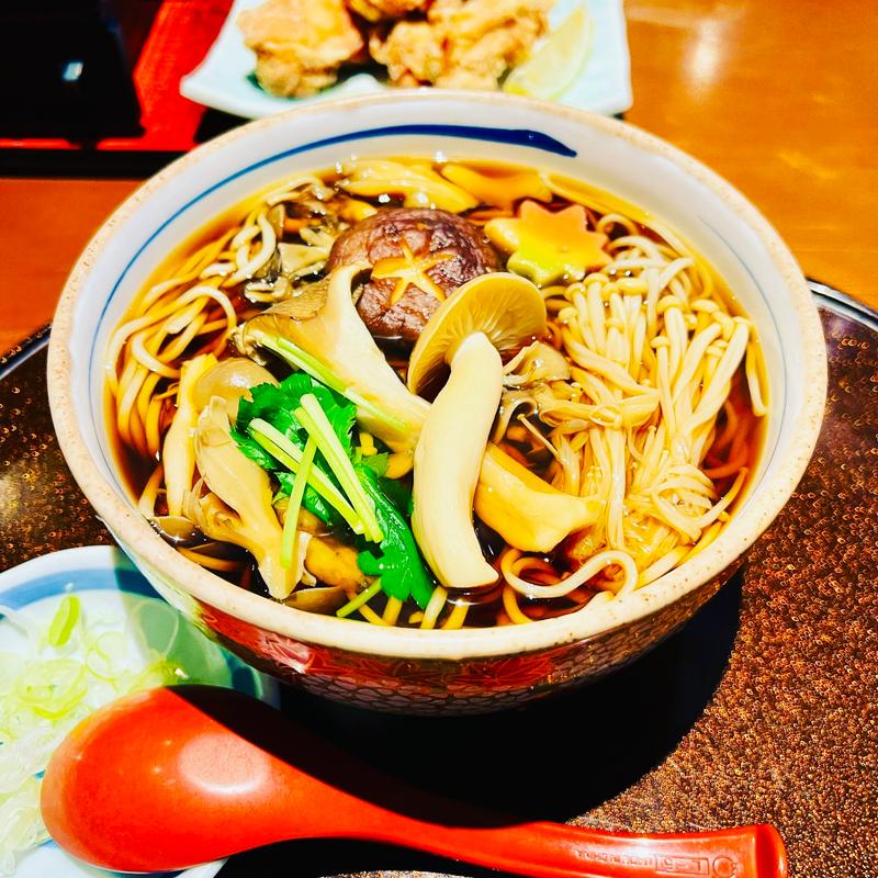 秋の山そば(そば香露庵)