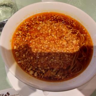 挽肉の唐辛し入りそば   少子湯麺(新世界菜館 （シンセカイサイカン）)