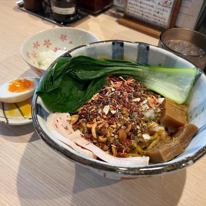 スパイス担担まぜそば 〆ご飯付き(麺屋 さん田)