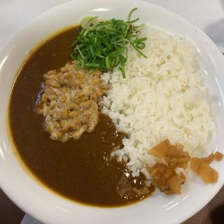 カレー大盛り+納豆(すき家 多摩乞田店 )