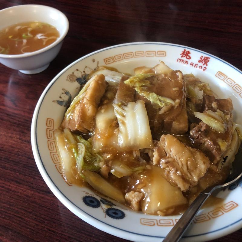 豚角煮丼(夜来香)