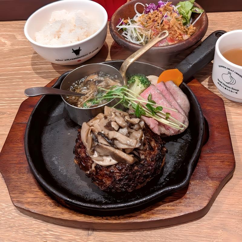 秋限定和牛ハンバーグ(津の田ミート  LODGE)