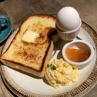 週末モーニングセット+エッグサラダ(The CAFE ザ カフェ 町田)