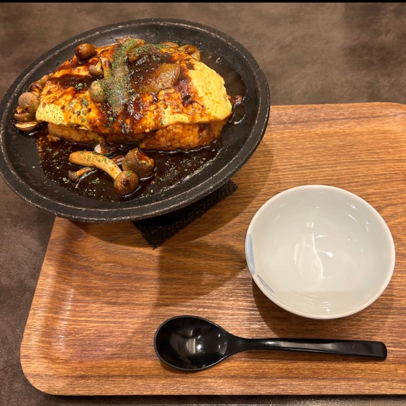 焼きオムドリア　きのこ風味のデミグラスソース(神戸元町ドリア)