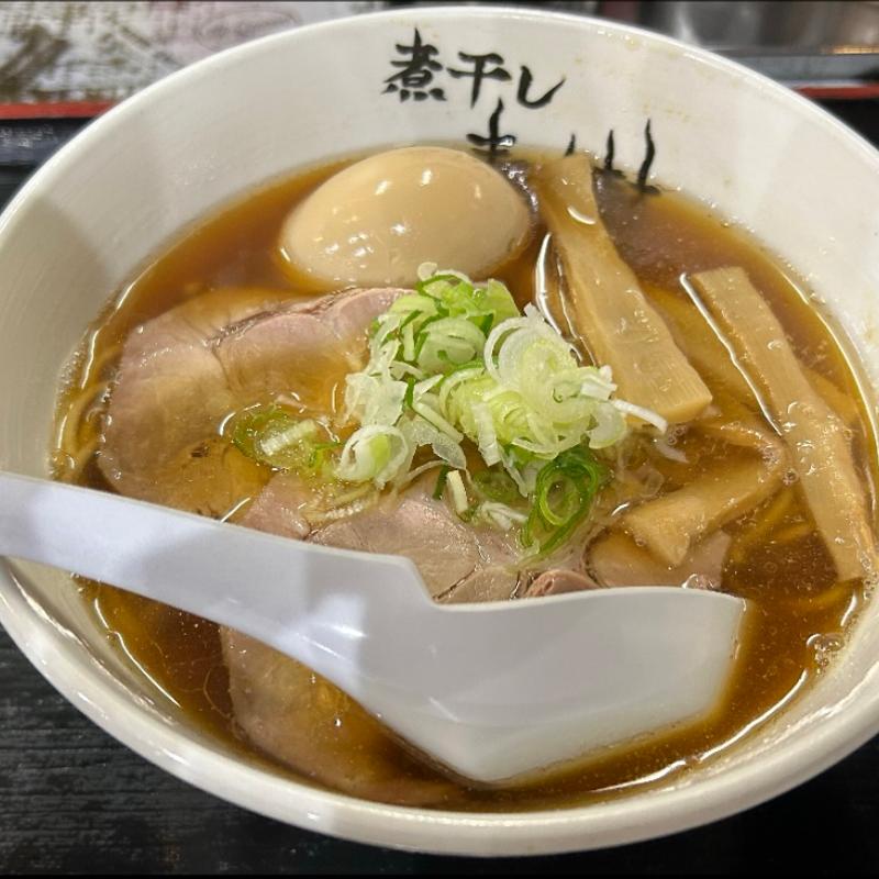 あっさり煮干し味玉ラーメン(煮干しラーメン青樹)