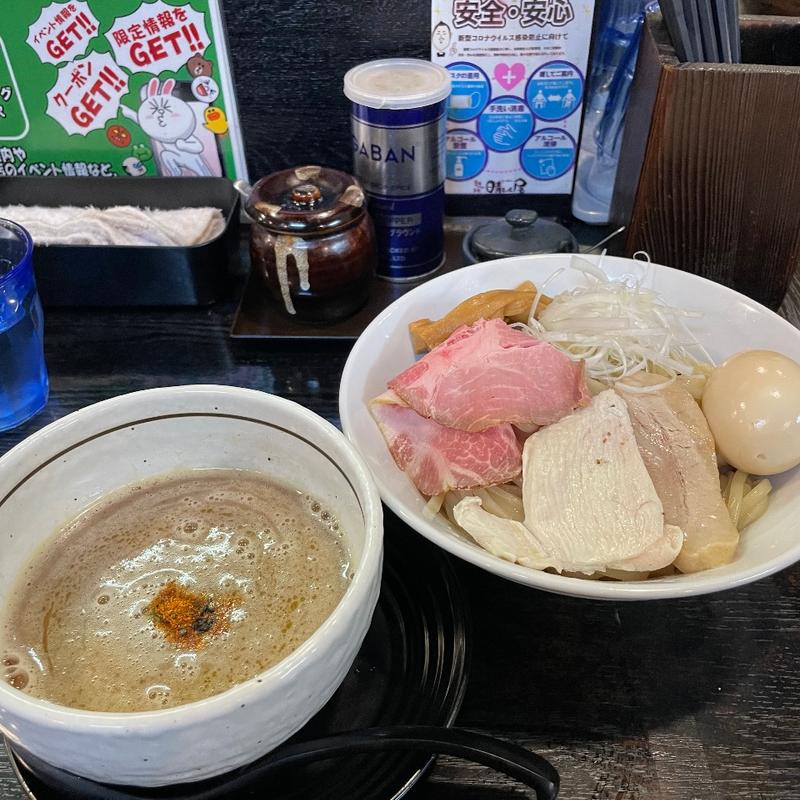 焼きアゴ香る濃厚鶏白湯つけ麺(晴レル屋 （はれるや）)