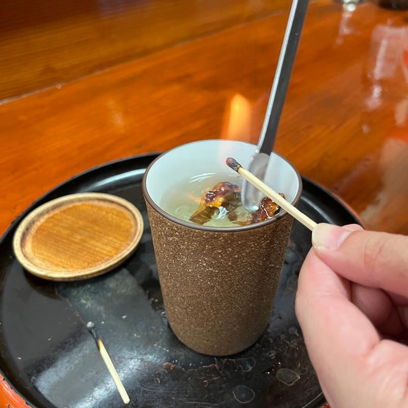 ヒレ酒(ふぐ大将 いし松)