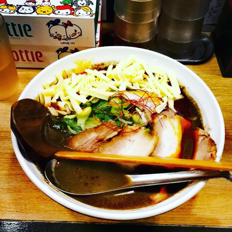 黒カレー担々麺(麺や 蓮と凜と仁 京橋店)