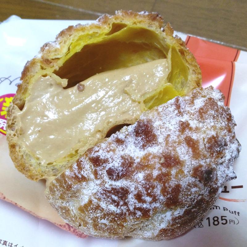 キャラメルクリームシュー(ファミリーマート 五橋二丁目店)