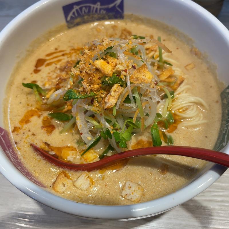 汁あり担担麺(めだかタンタン)