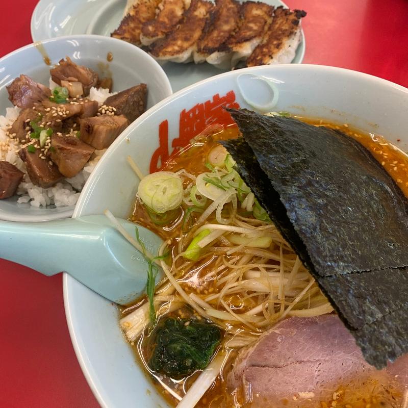 辛味噌ネギラーメン(ラーメン山岡家 新道店)