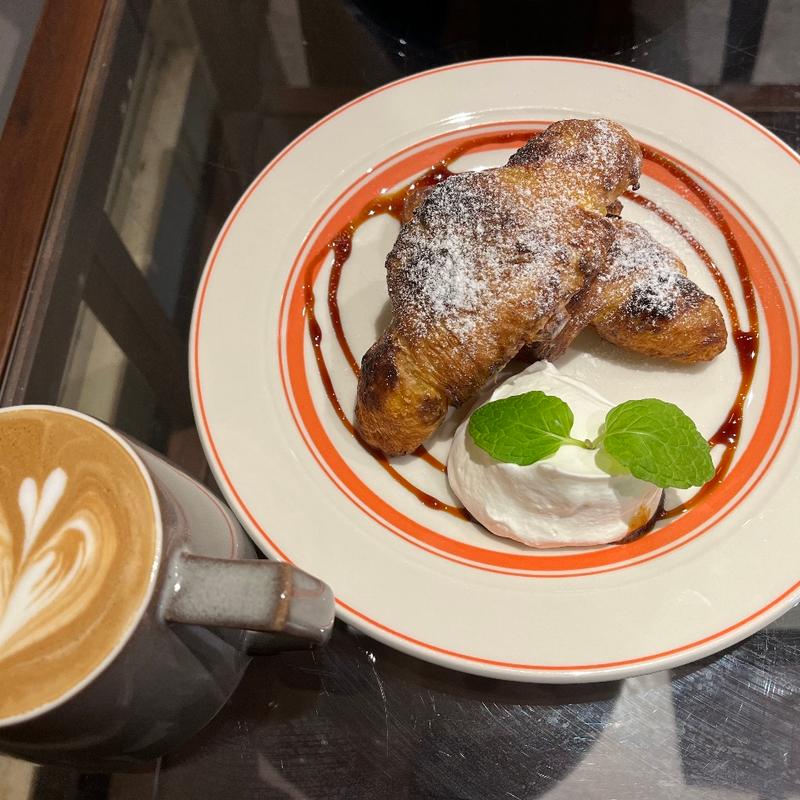 クロワッサンフレンチトースト(Aballon Coffee)