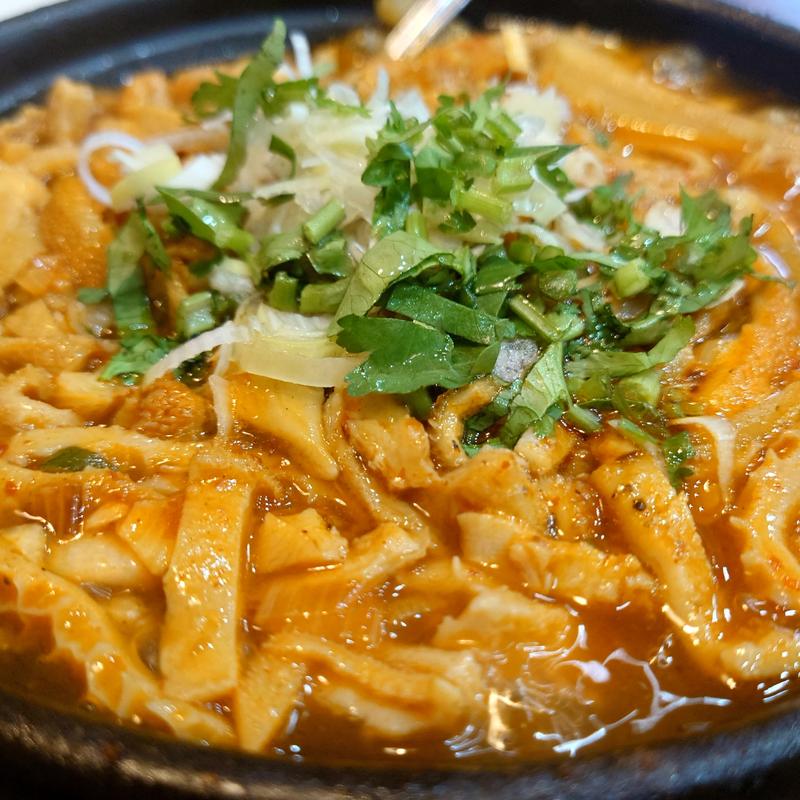 羊の土鍋へそ(蘭州牛肉麺 一盛 亀戸店)