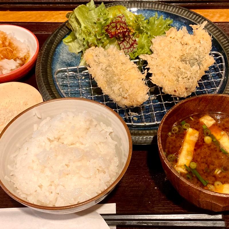 あじフライ定食(アオハル食堂 )