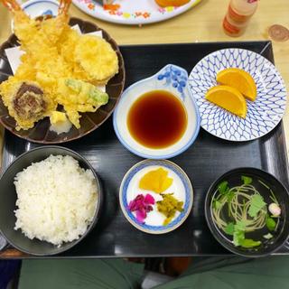 天ぷら定食(清水屋)
