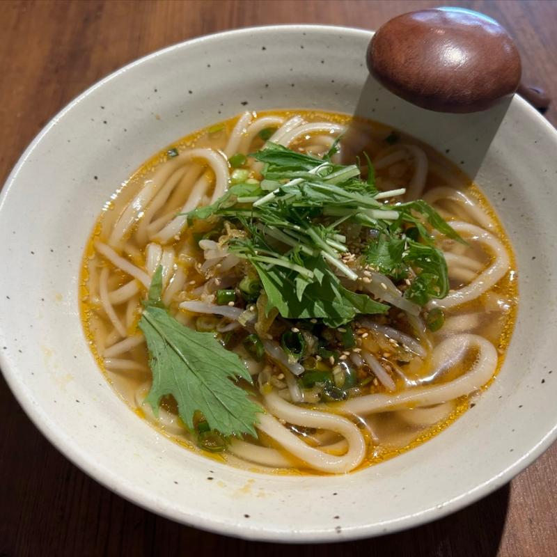 肉みそ坦々うどん(讃岐うどん irico)