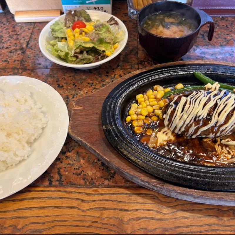 手ごねハンバーグ 照焼きマヨネーズ(ミートダイニング ゴッサム)