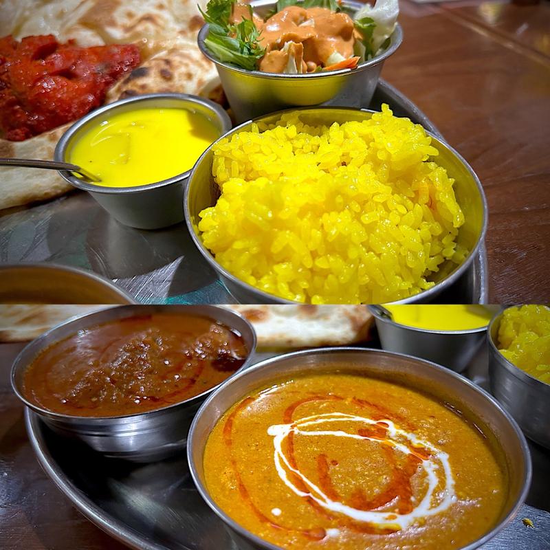 マトンカレー&キーマカレー(インディアンレストラン TAJ-2)