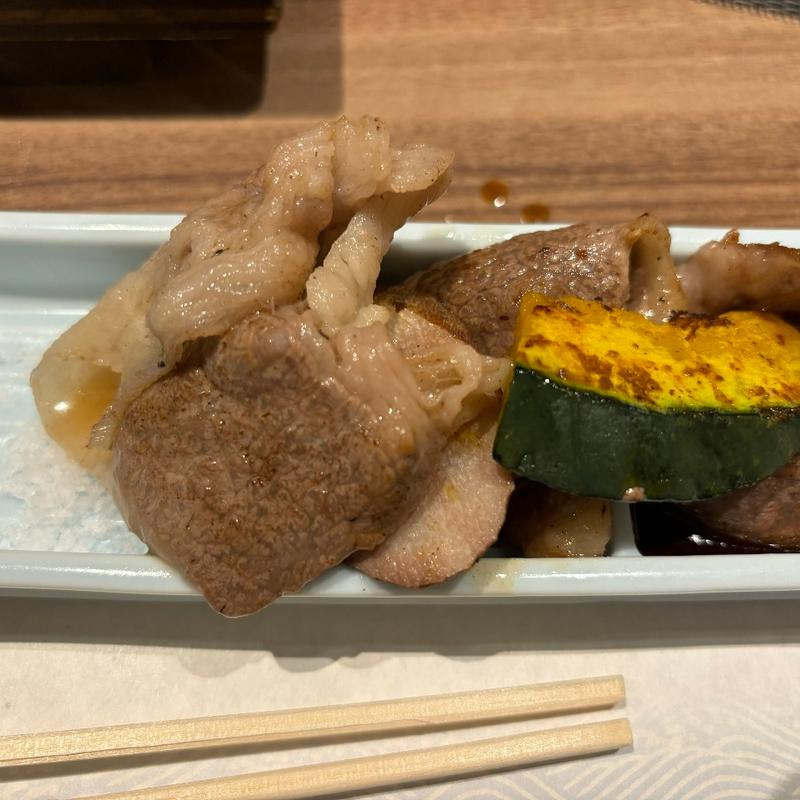 黒毛和牛の銅板焼き(肉割烹 五条 新宿野村ビル49F)