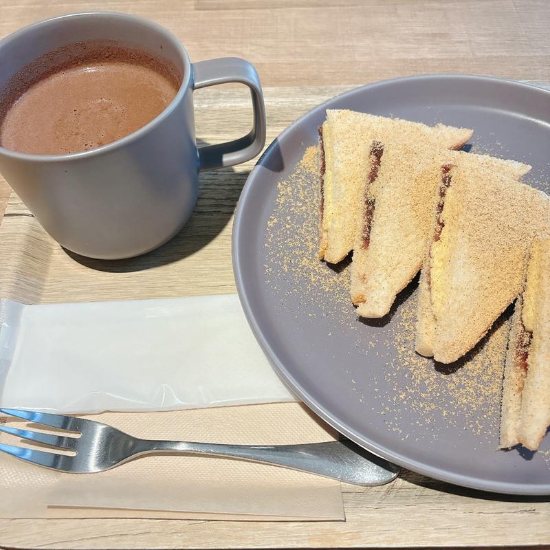 あんバターきな粉サンド(焙煎所Cafe)