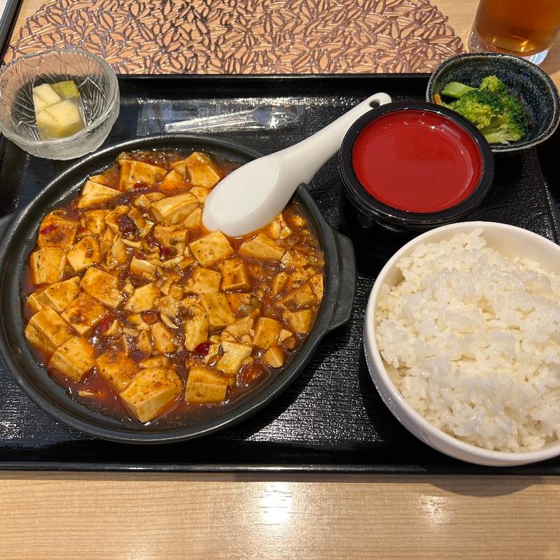 麻婆豆腐定食(郷 中華＆モンゴル料理)