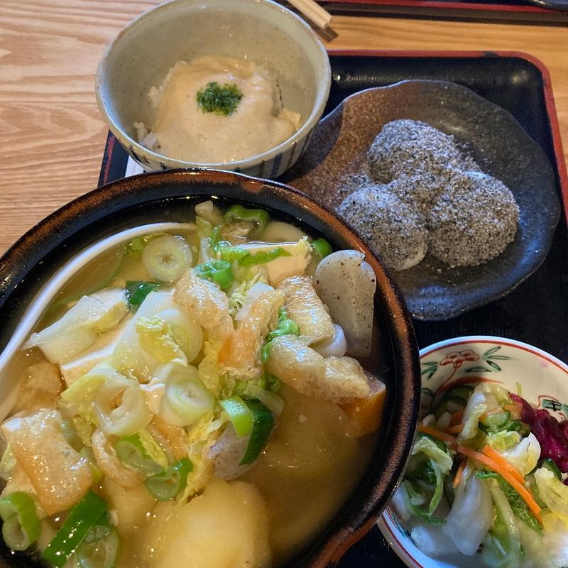 けんちんうどんセット(鞍手茶屋 中山峠店 （くらてちゃや）)