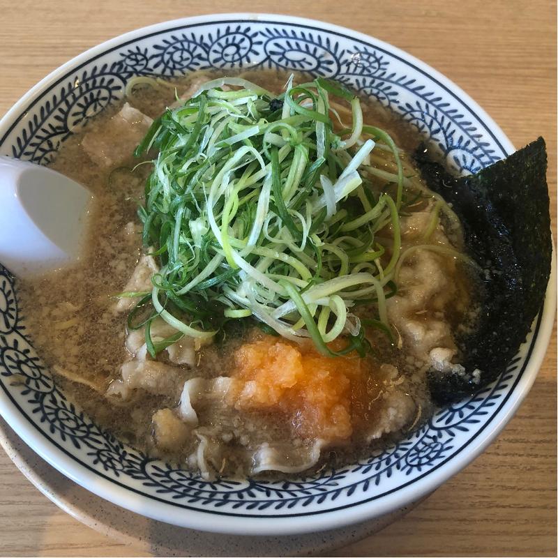 ねぎ肉そば(丸源ラーメン 市川大野店)