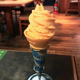 マンゴーソフトクリーム(らーめん工房 味噌屋)
