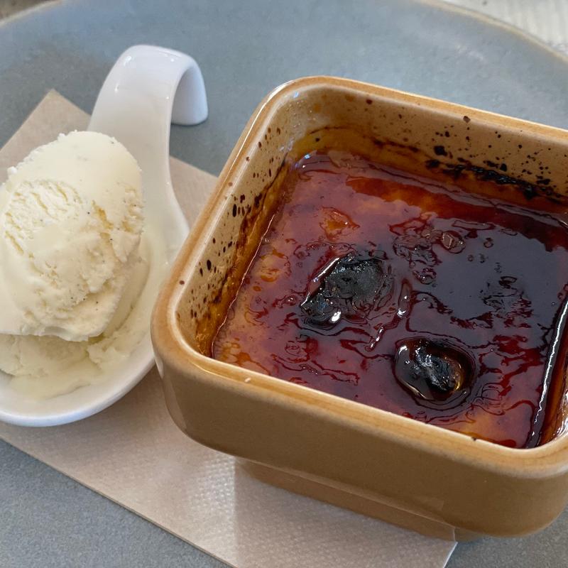 さつまいものクレームブリュレ(Tau みすずが丘のイタリアン)