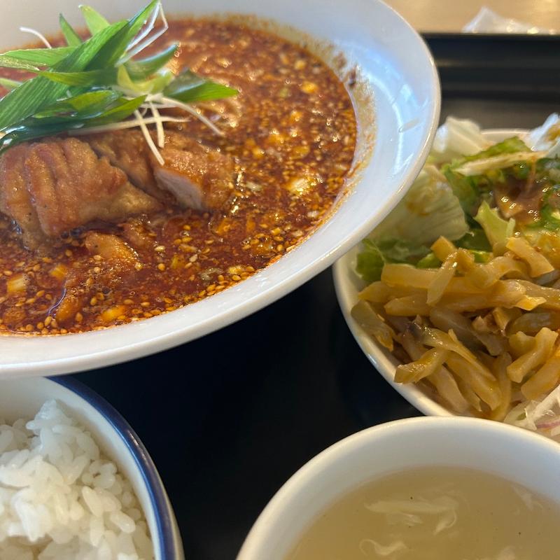 香ランチ(油淋鶏担々麺)(チャイニーズレストラン 香)