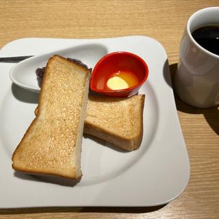 発酵バターとおぐらトースト(むさしの森珈琲 昭島店)