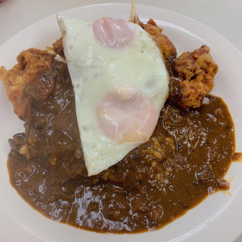 唐揚げカレー(カレーハウス インディアン)