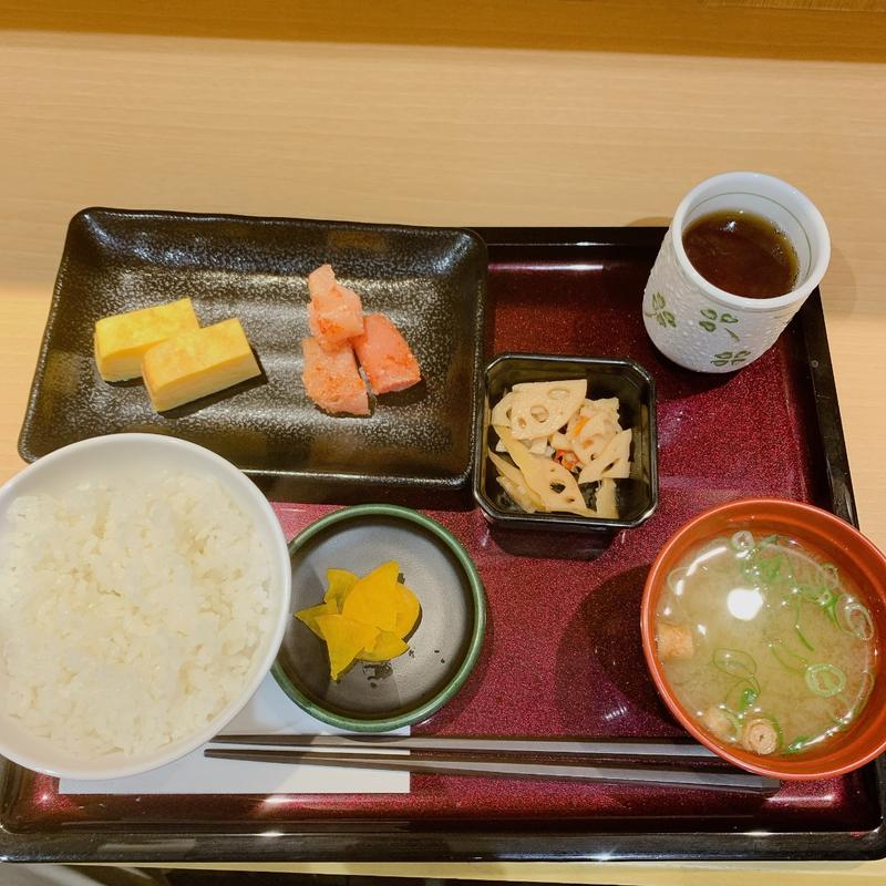 明太子定食(福そば・福うどん うぃんぐ)