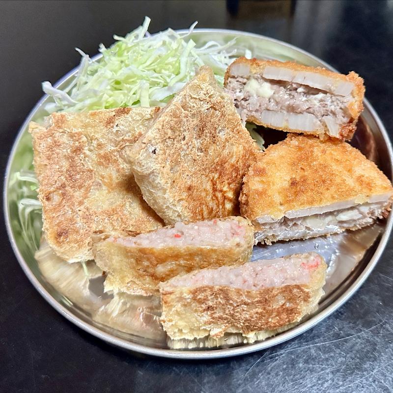 れんこんチーズカツ＋揚げないカニクリームコロッケ(ベルクス 東墨田店)