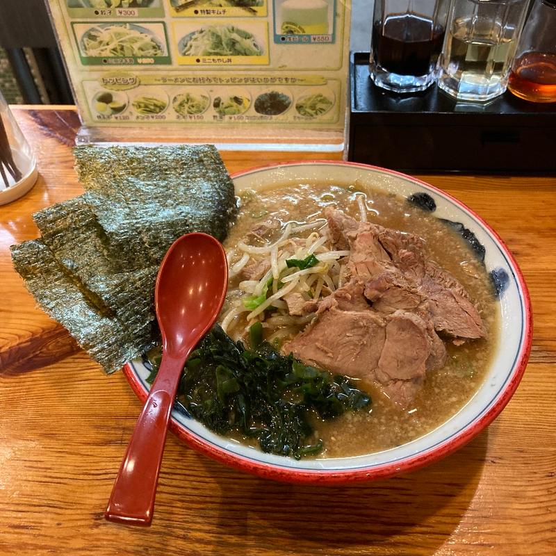 味噌野菜チャーシュー麺(椿　ラーメンショップ 木立店 )